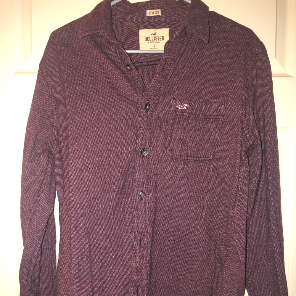 Hollister Casual Button Down Shirt (Size M)